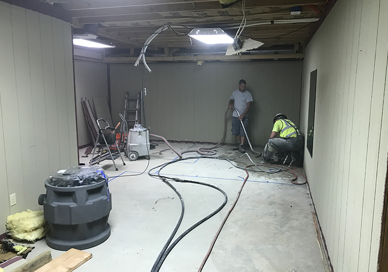 Milton Basement Project - Before