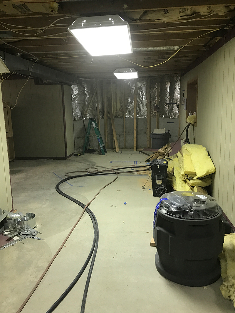 Milton Basement Project - Before
